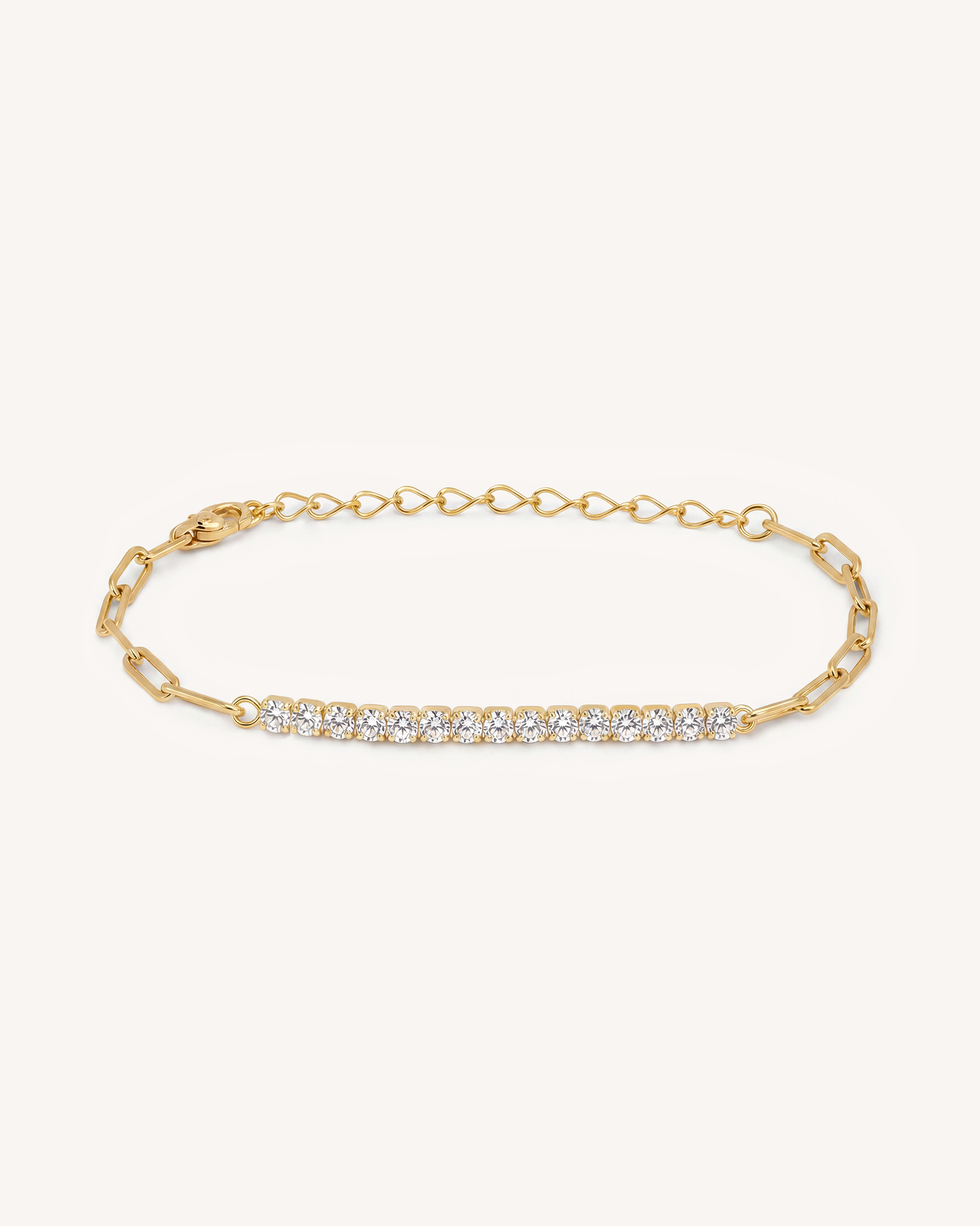 Paperclip Tennis Bracelet