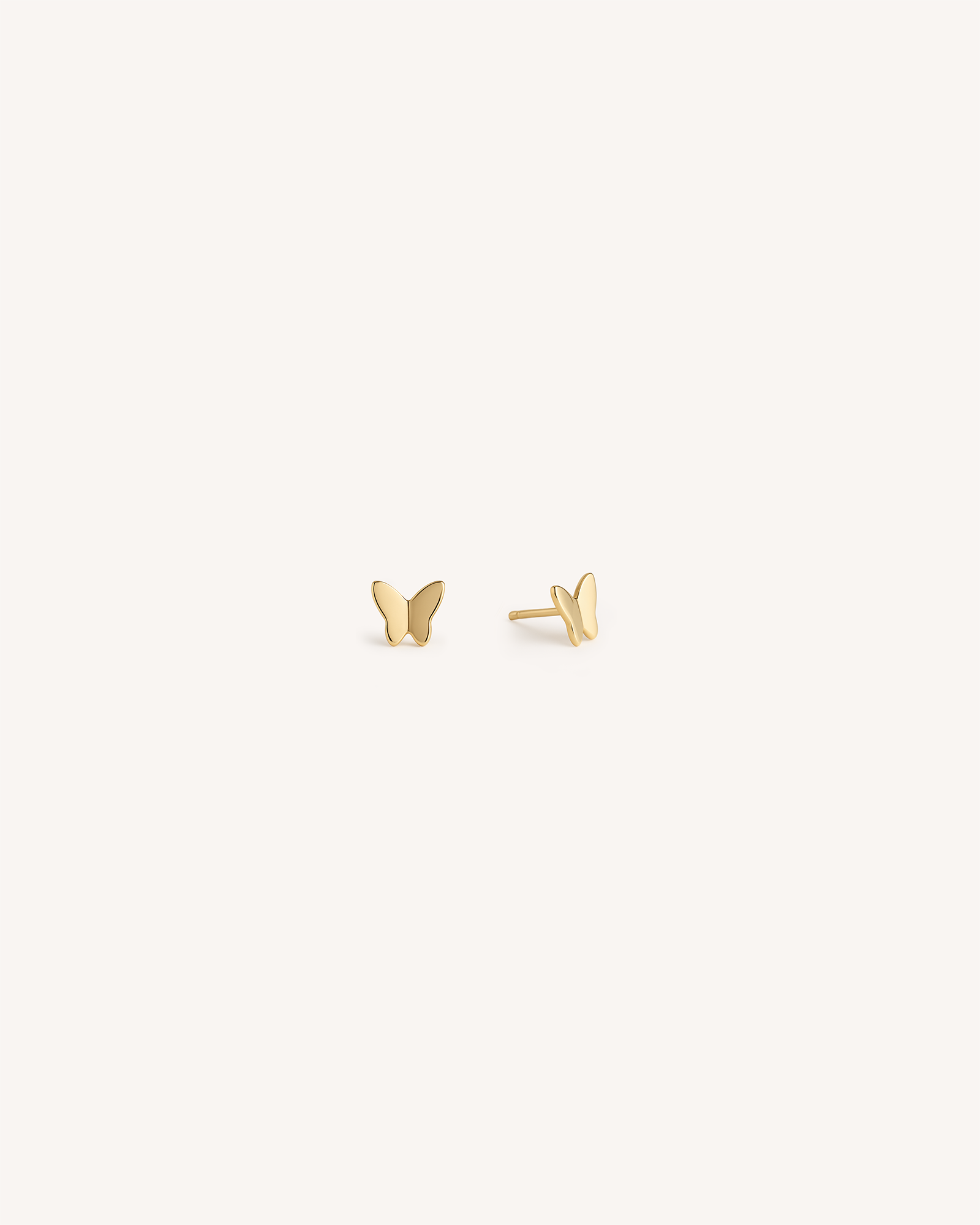 Butterfly Studs in Gold