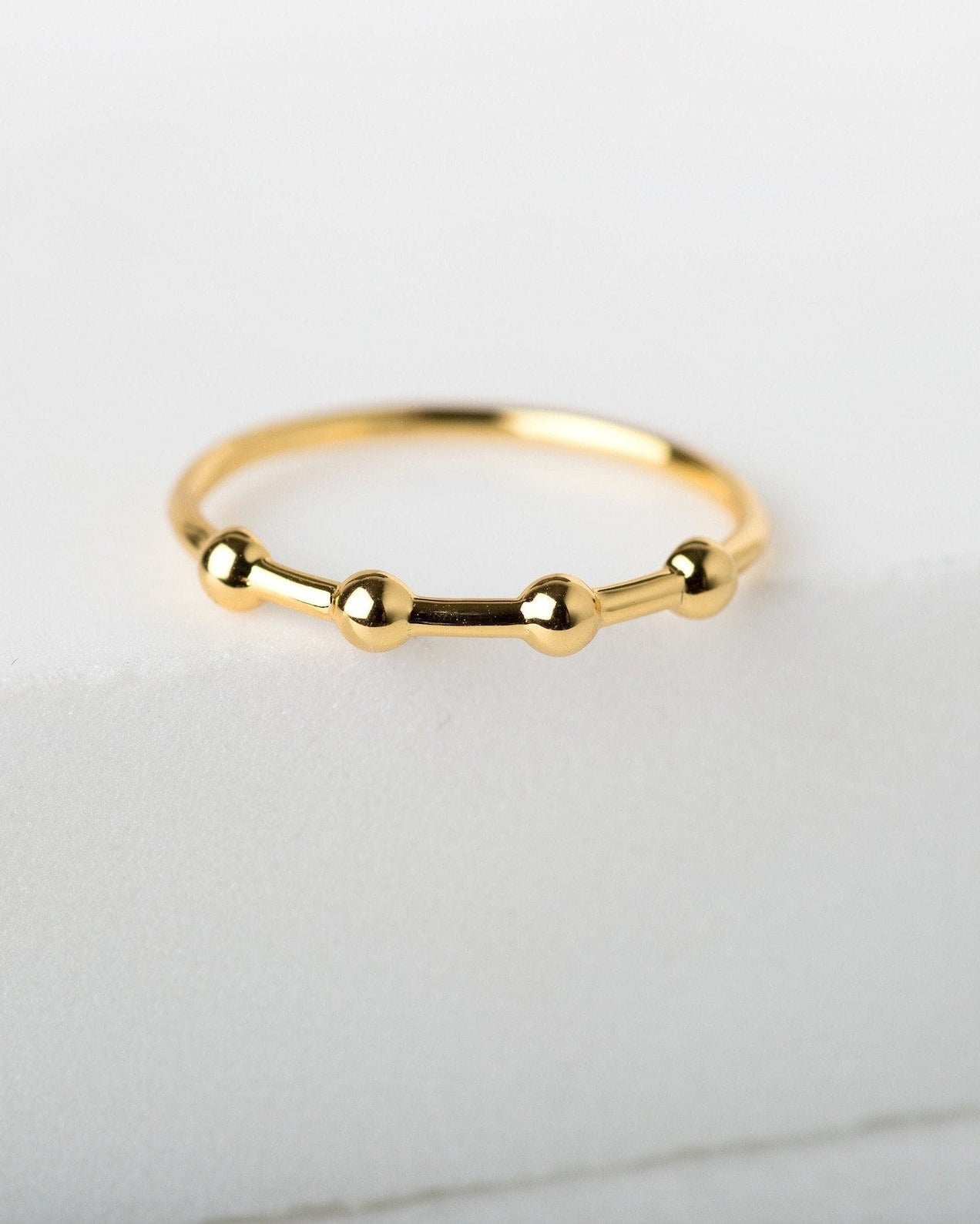 Satellite Ring in Gold — alternate view