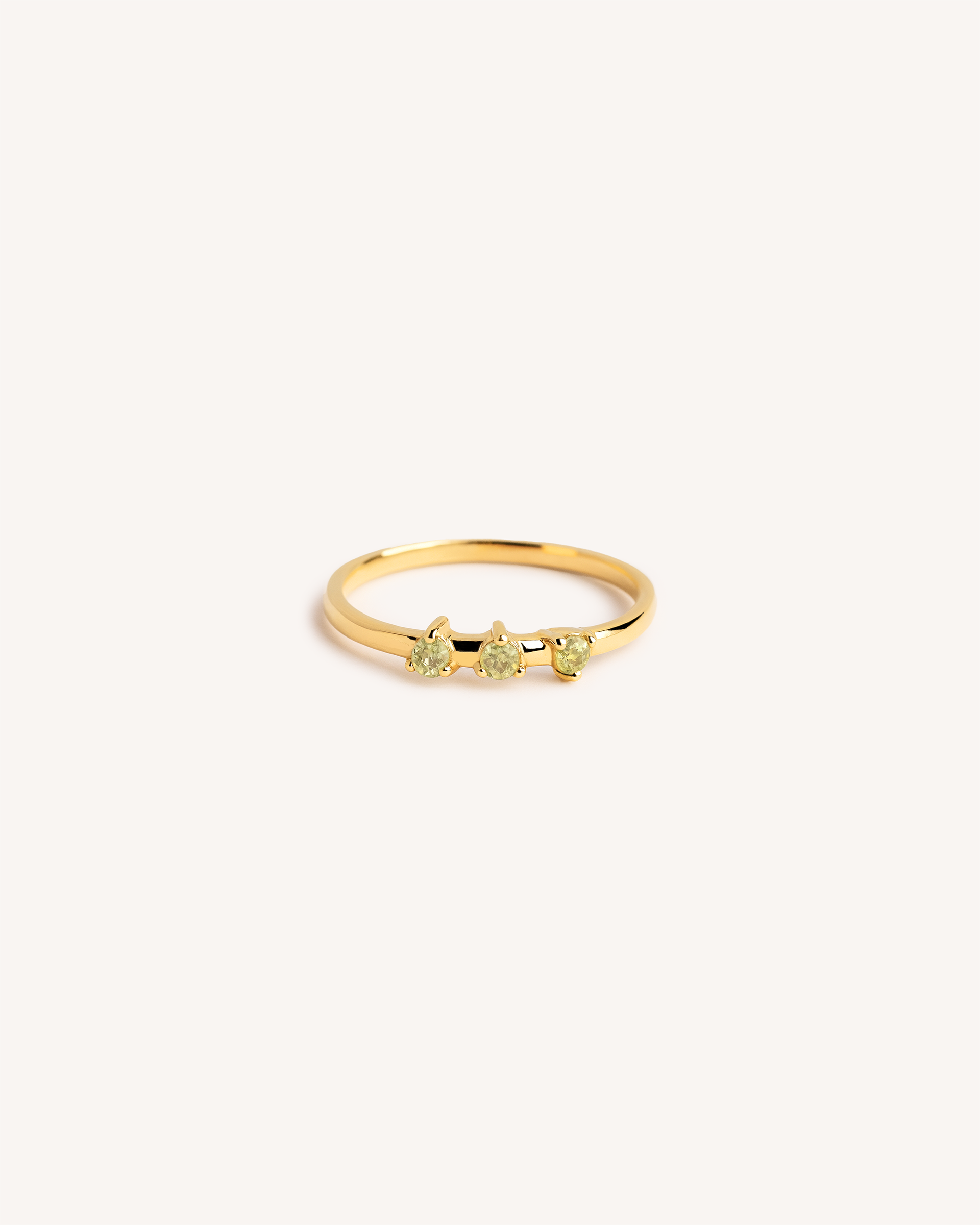 Peridot Ring in Gold