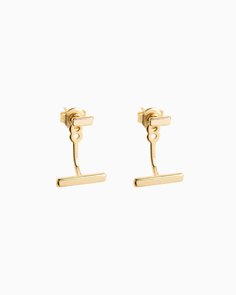 Mini 2025 bar earrings