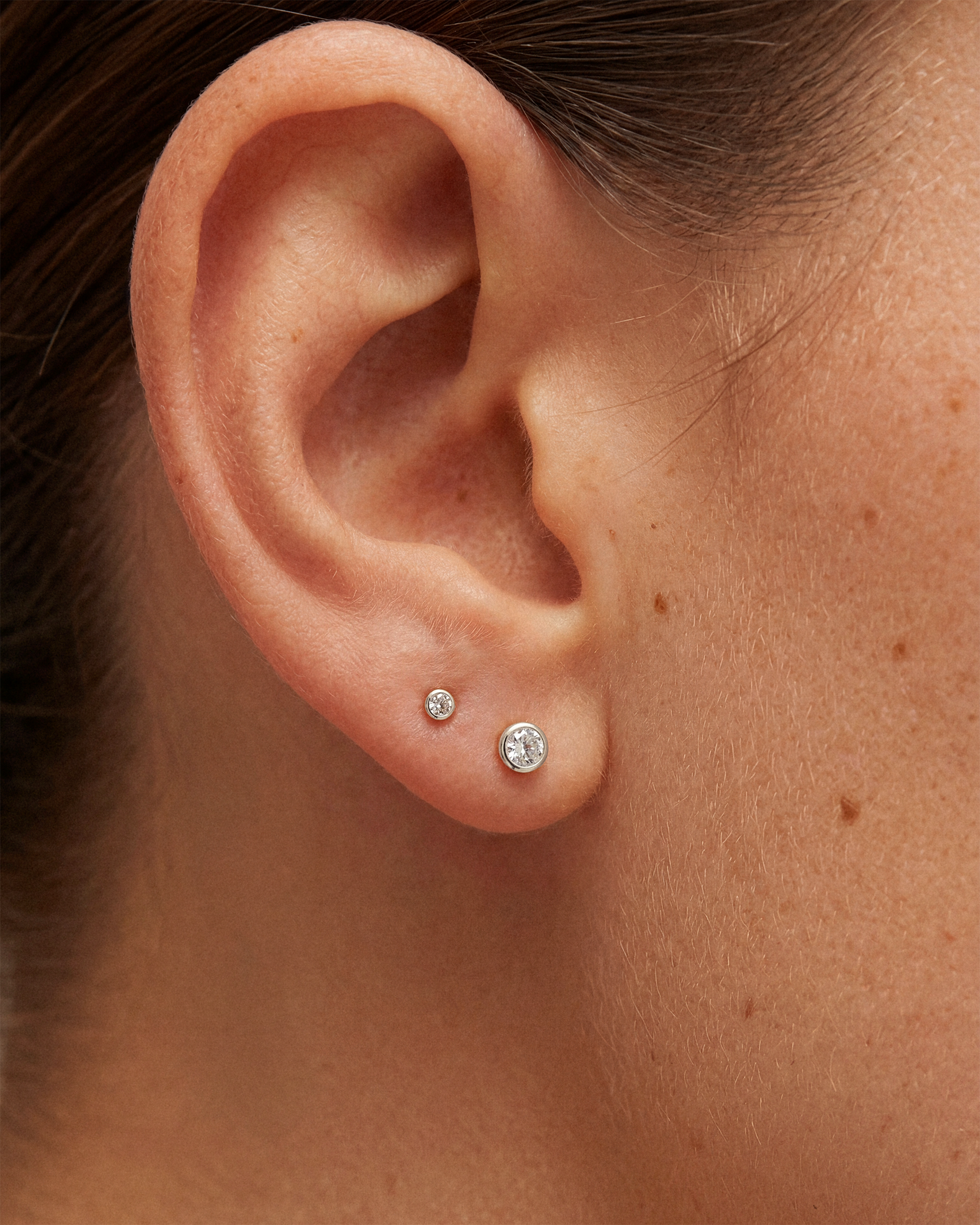 Mini Bezel Studs