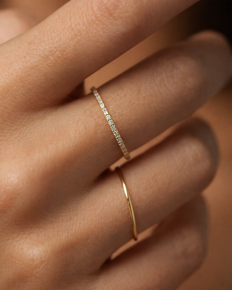 Full Eternity Pave Ring