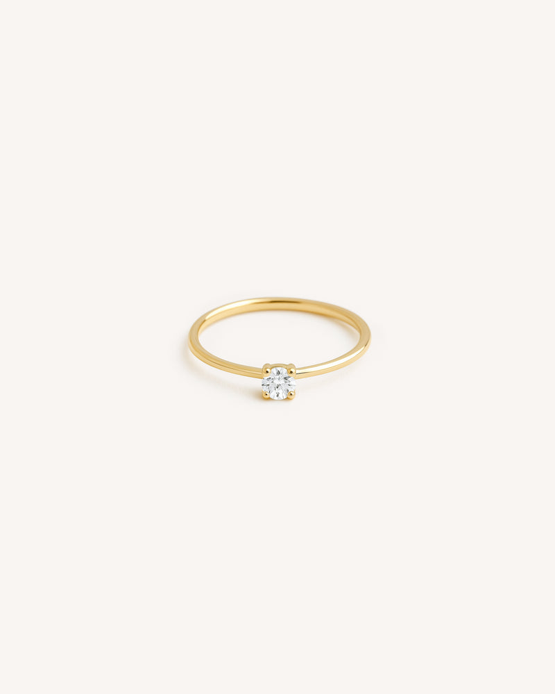 Mini Solitaire Ring