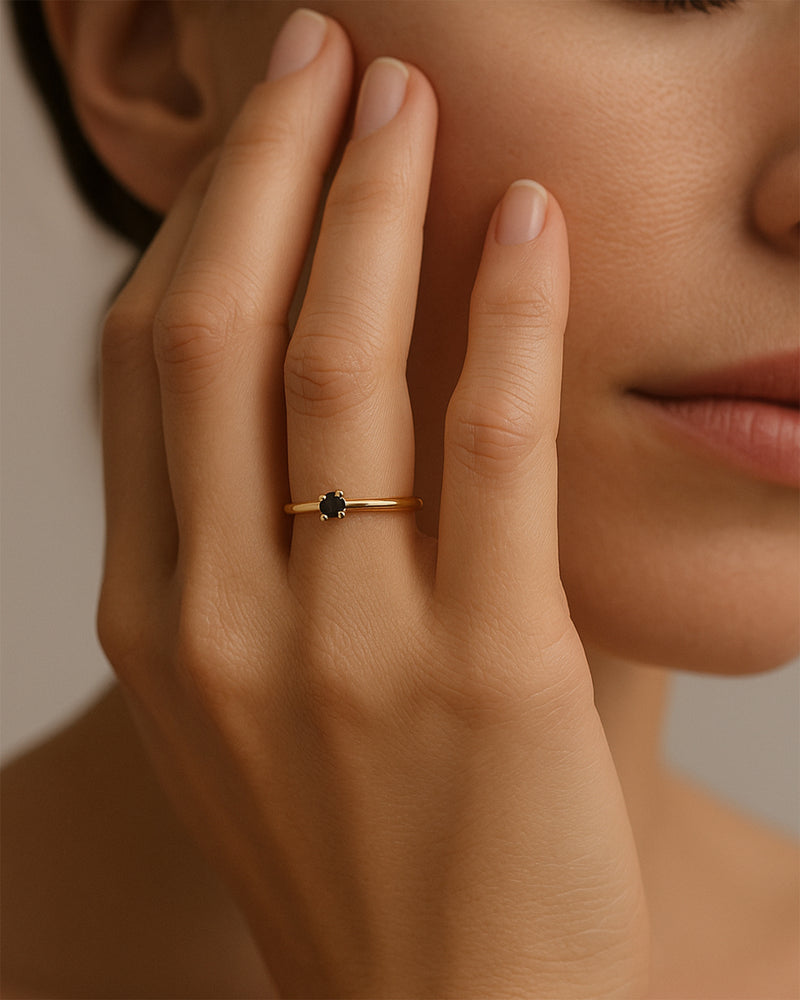 Mini Solitaire Ring