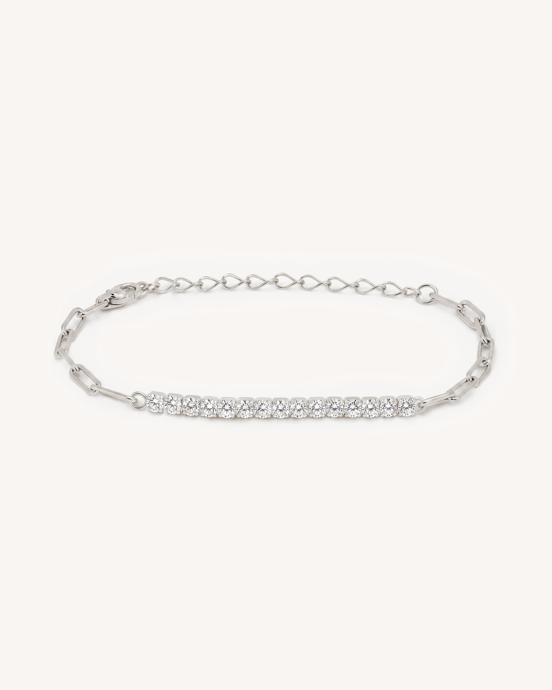 Paperclip Tennis Bracelet