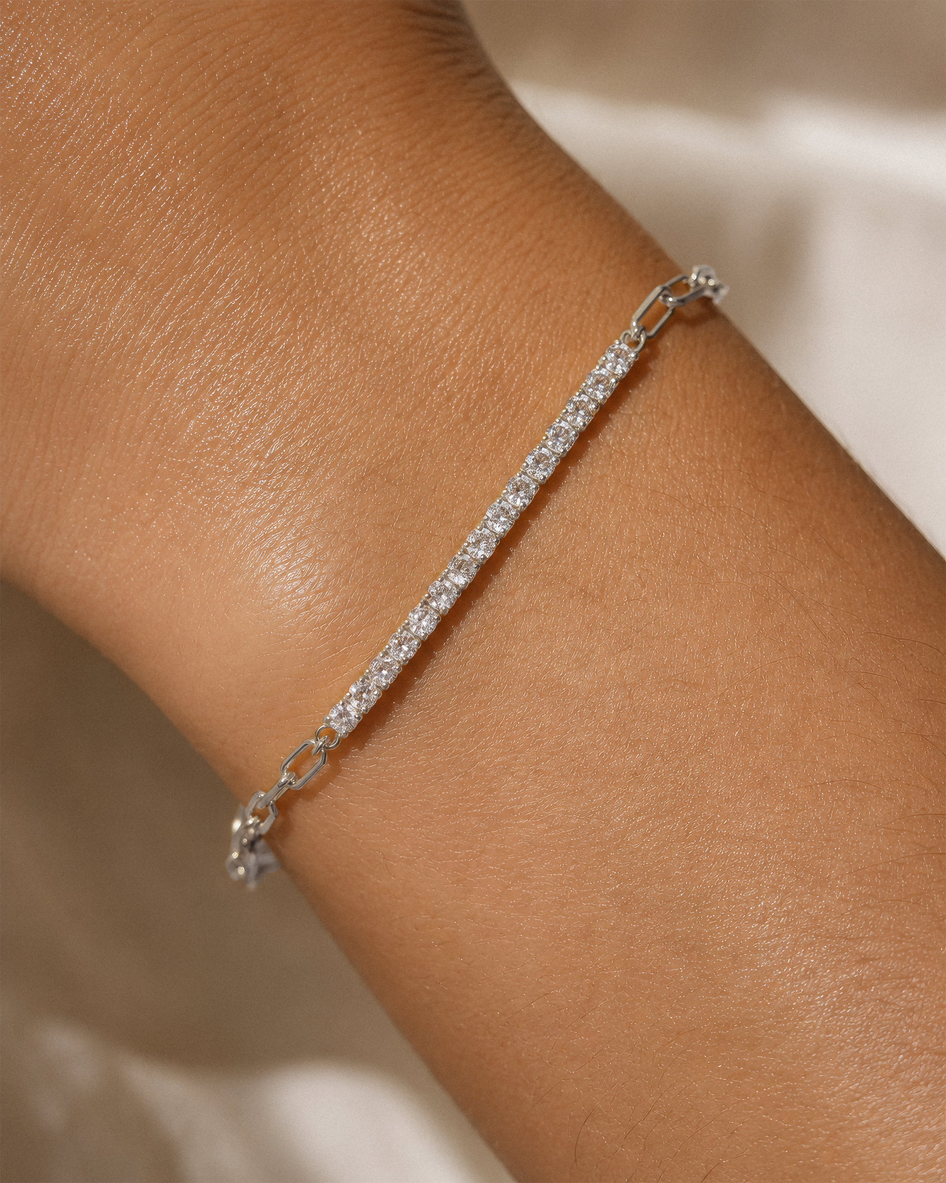 Paperclip Tennis Bracelet