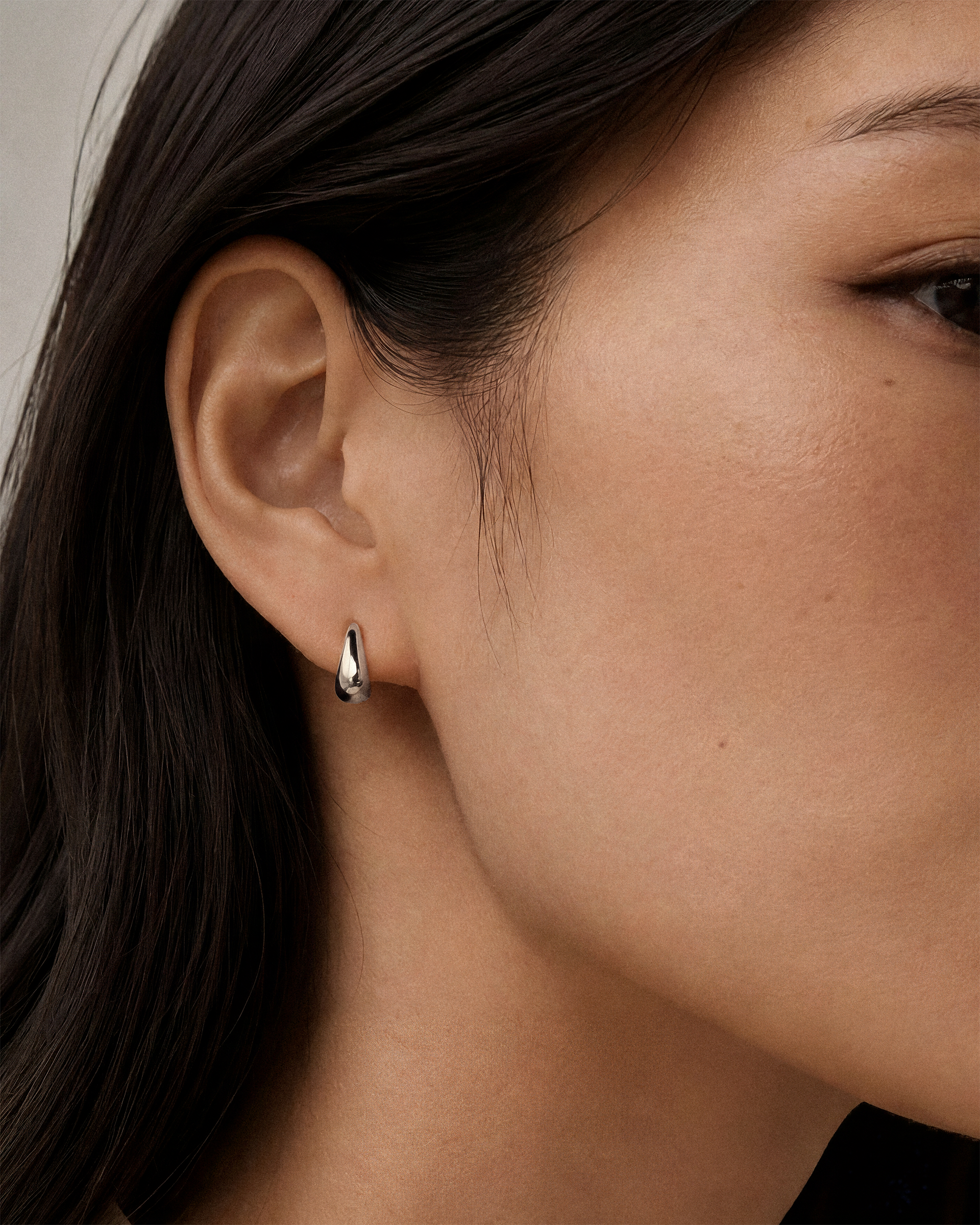 Chunky Teardrop Hoops - 10mm