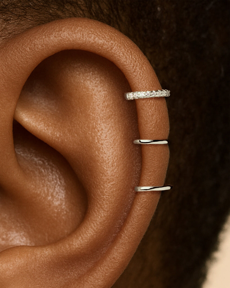 Triple Pave Ear Cuff
