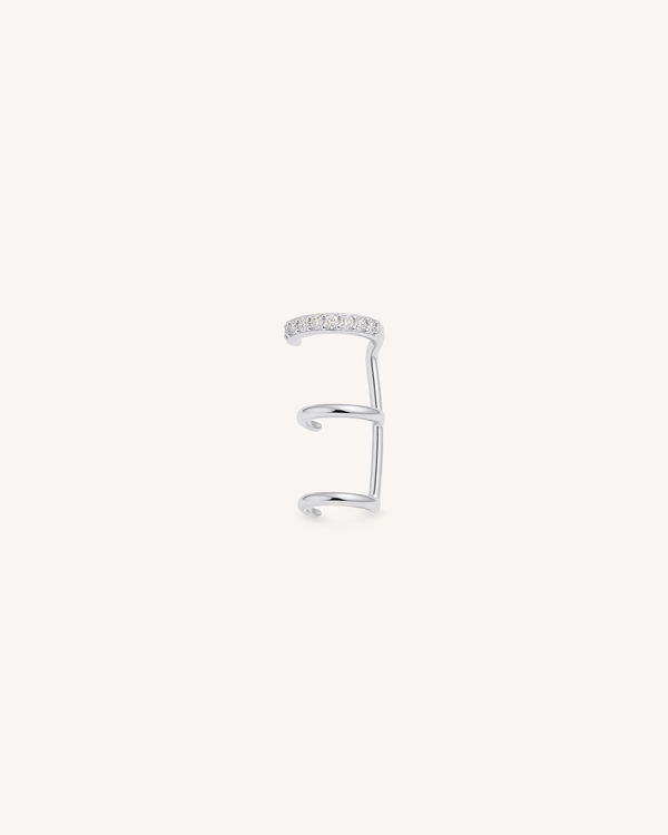 Triple Pavé Ear Cuff