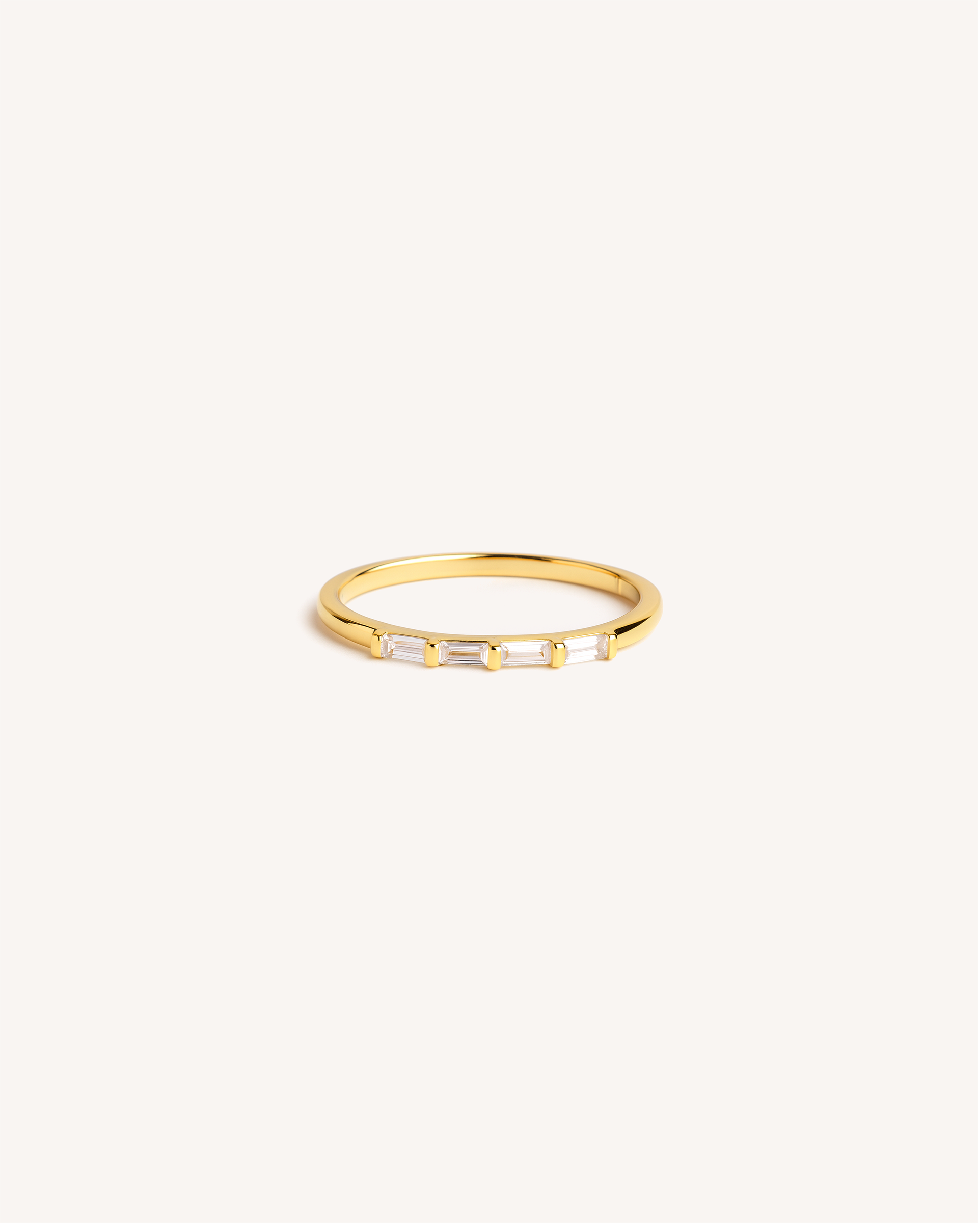 Baguette Ring in Gold