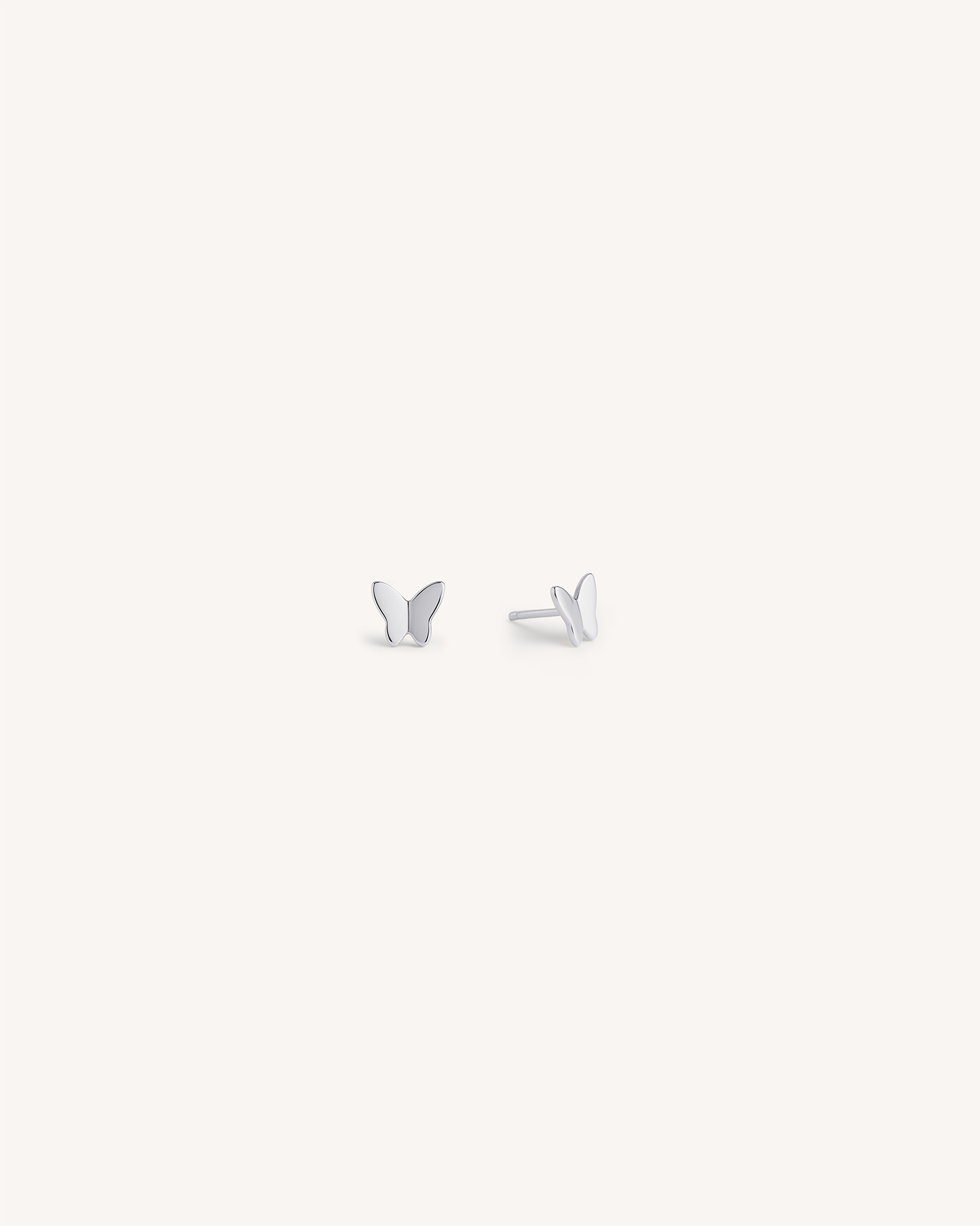 Butterfly Studs in Silver
