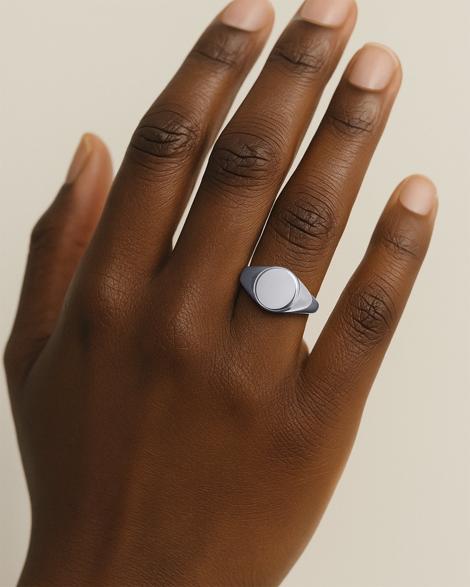 Classic Signet Ring in Silver — alternate view