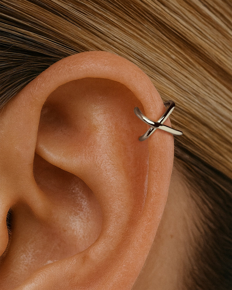 Criss Cross Helix Ear Cuff
