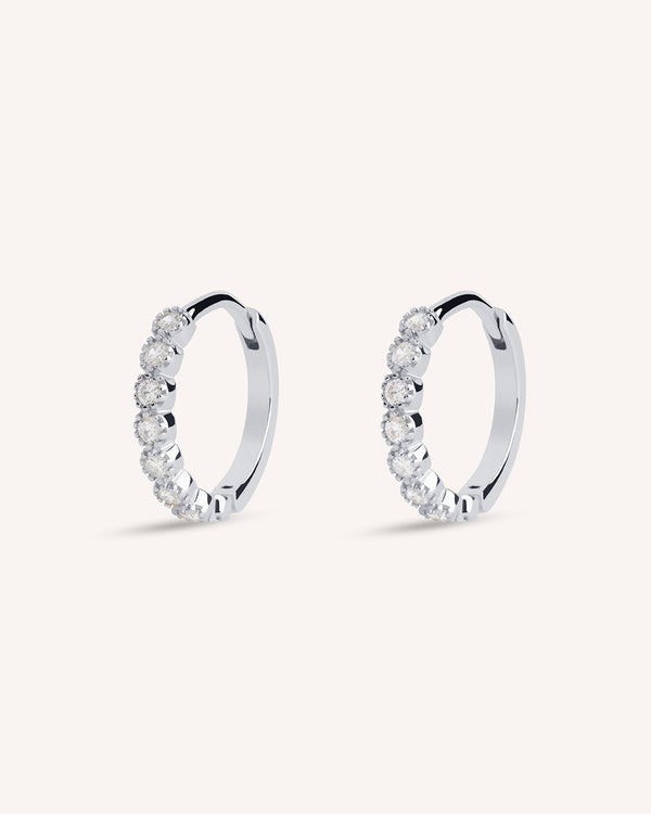 Milgrain Hoops
