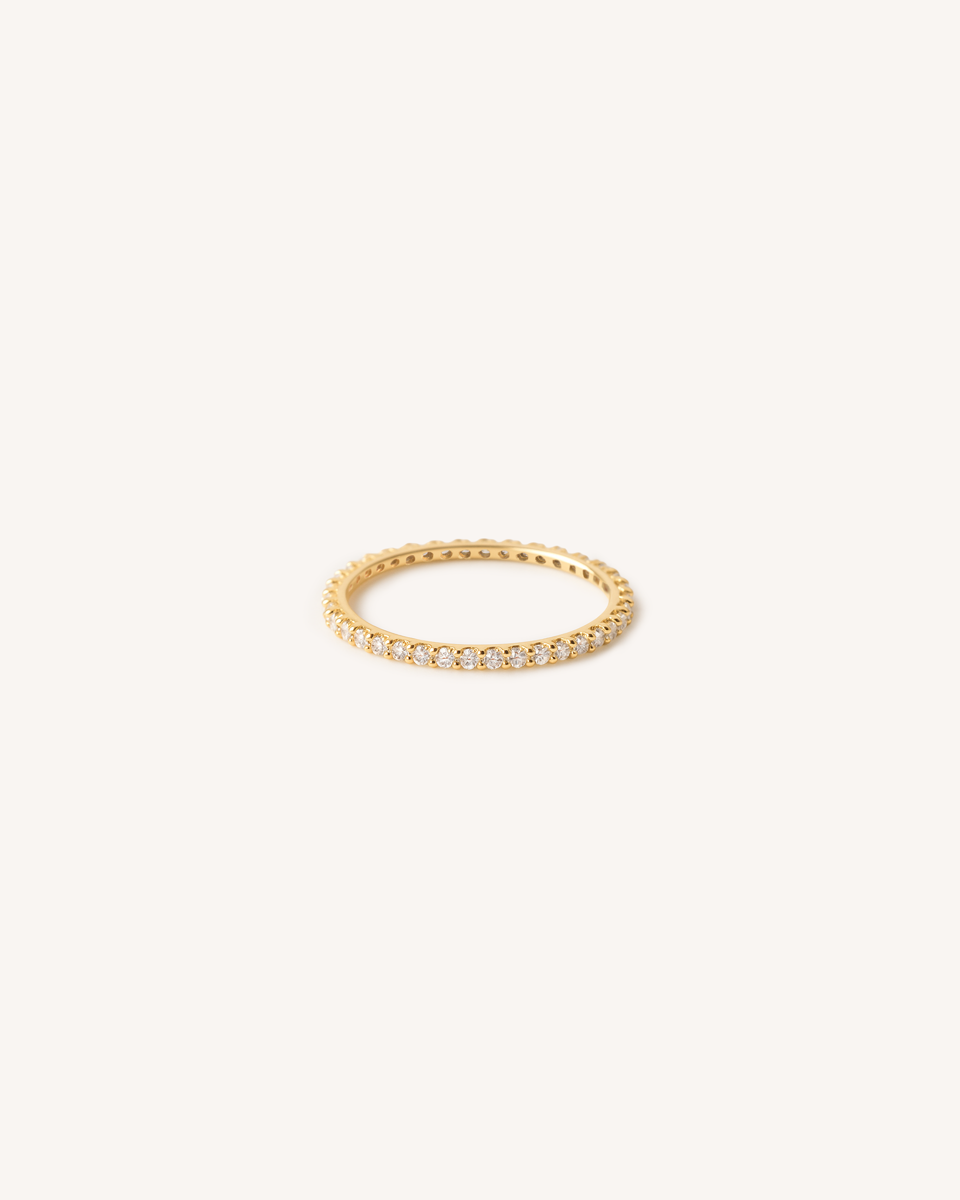Full Eternity Pave Ring in Gold