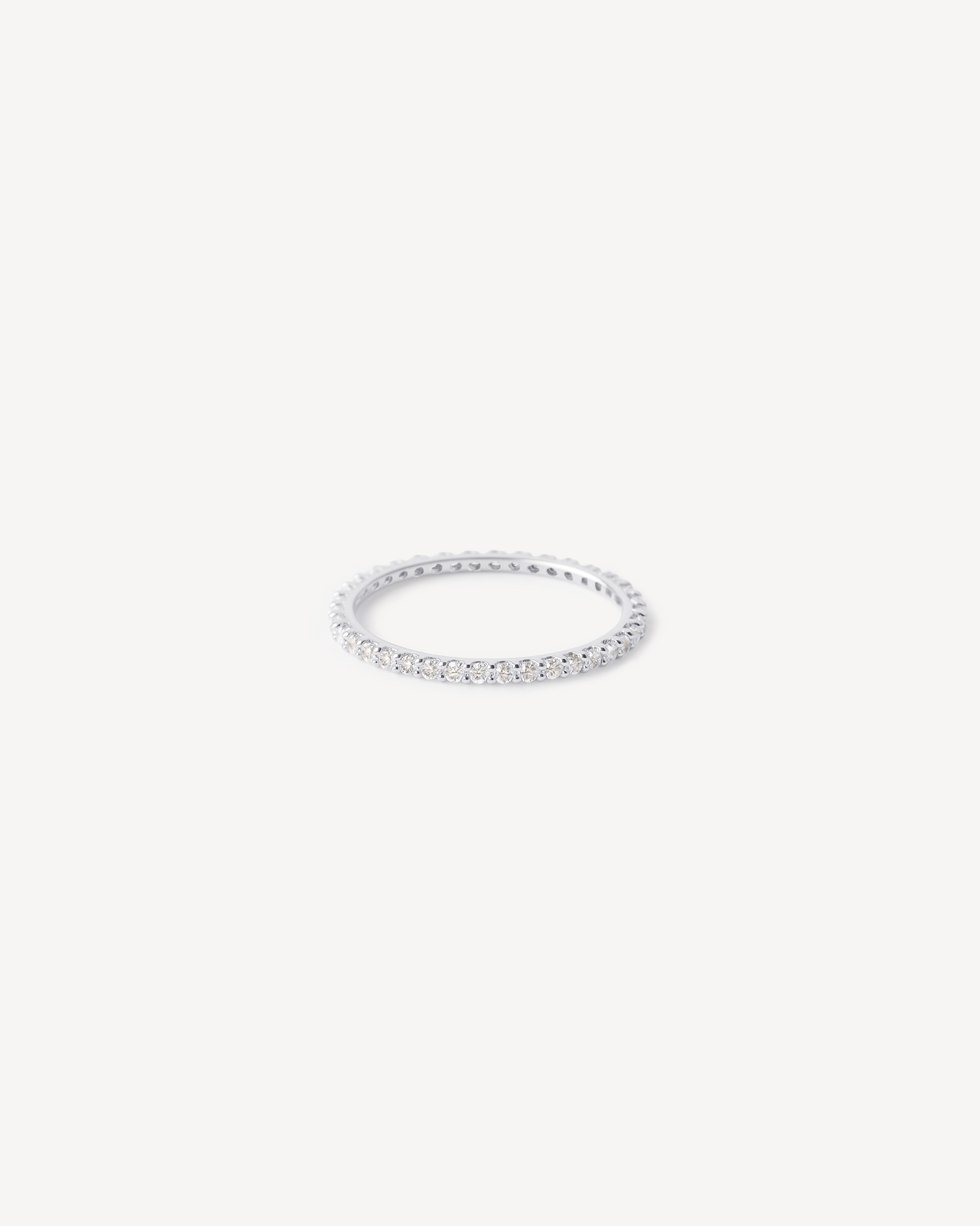 Full Eternity Pave Ring in Silver