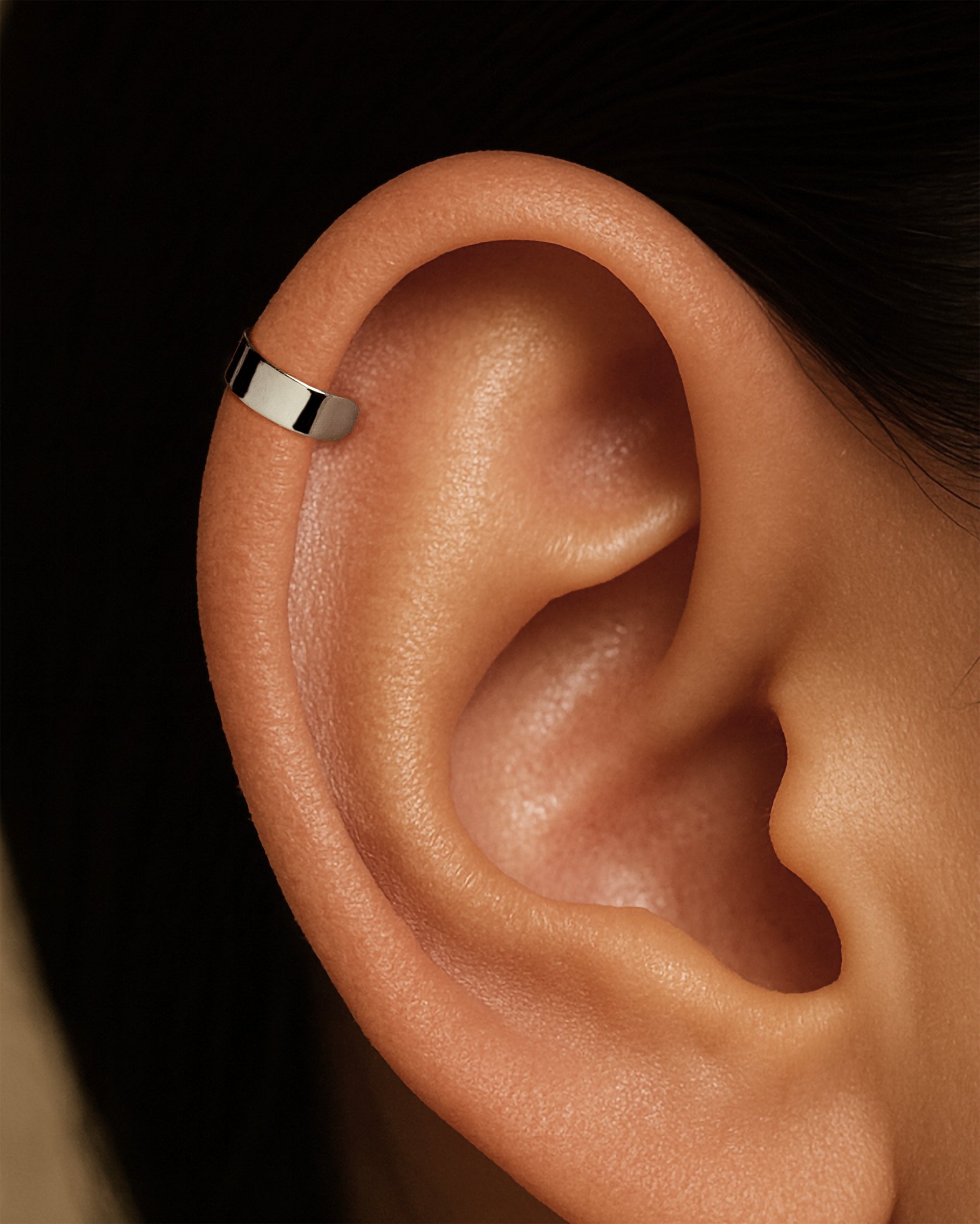 Helix Ear Cuff in Silver — alternate view