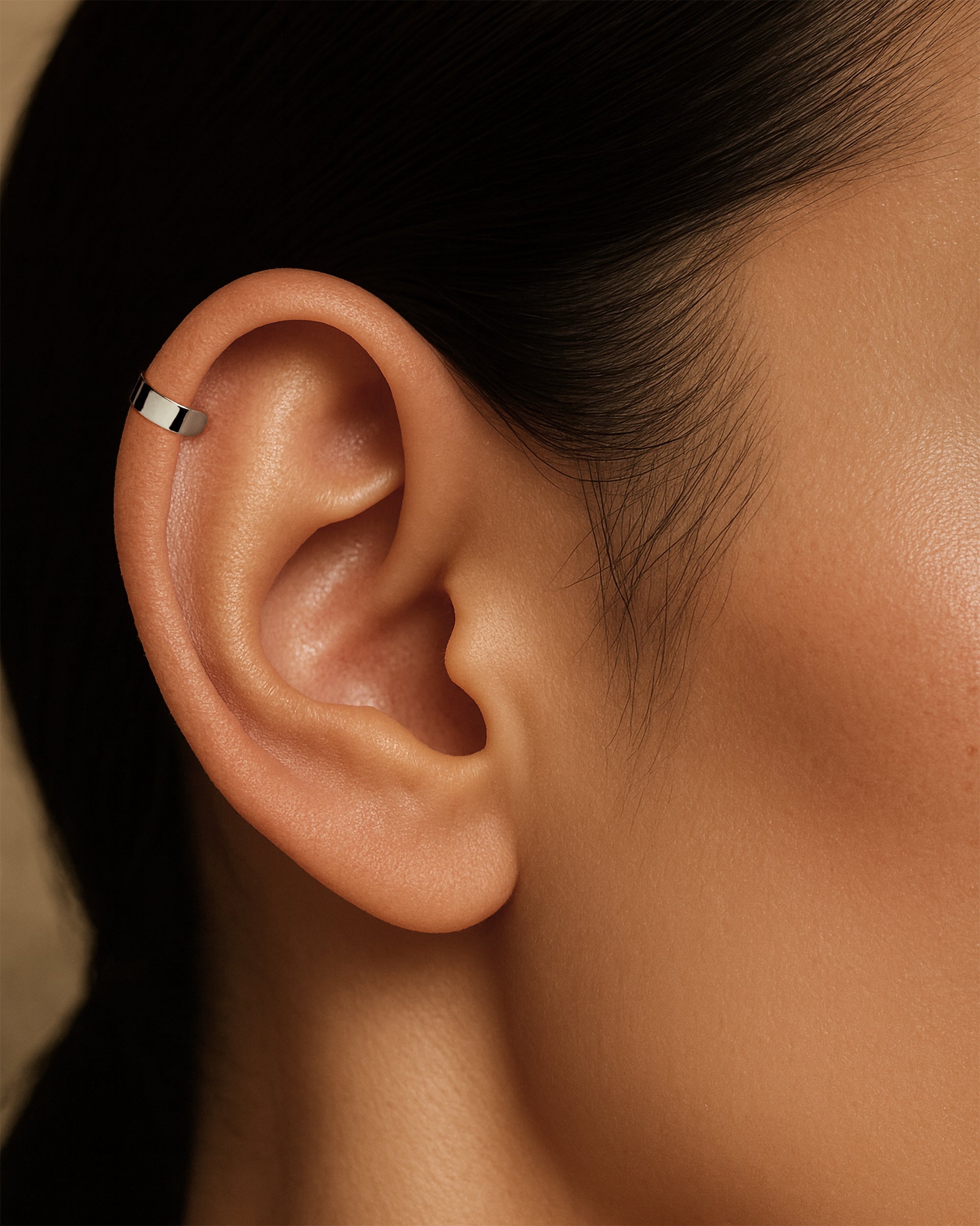 Helix Ear Cuff in Silver — alternate view