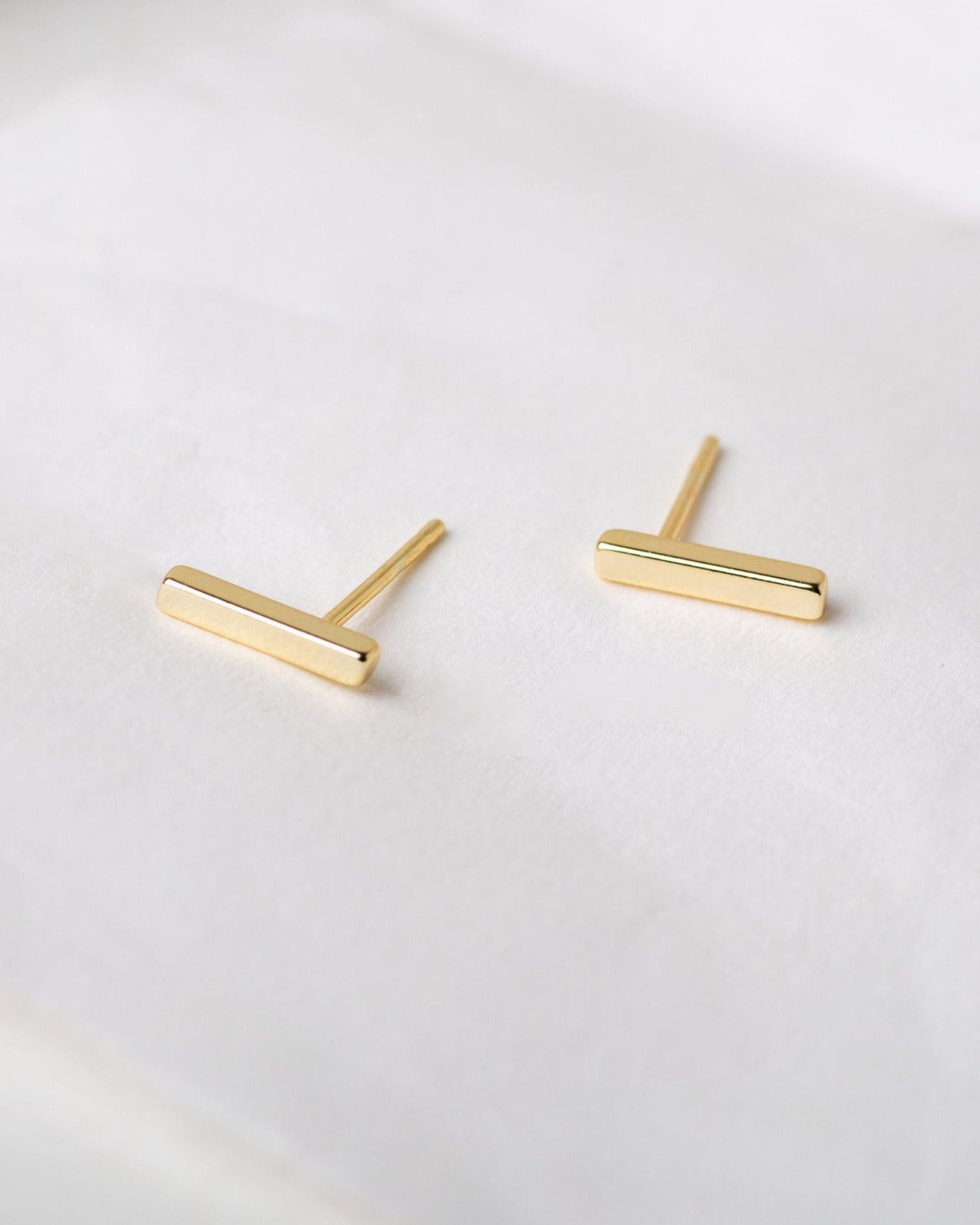 Mini Bar Studs in Gold — alternate view
