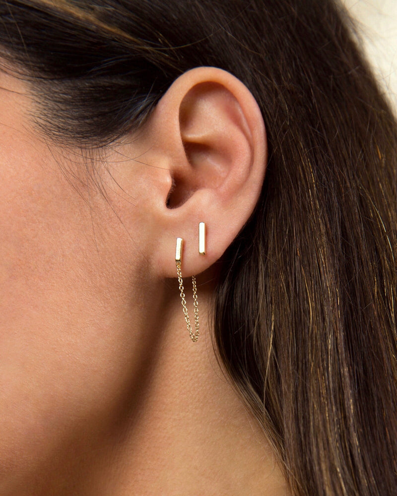 Bar Chain Wrap Earrings – Emery Studio