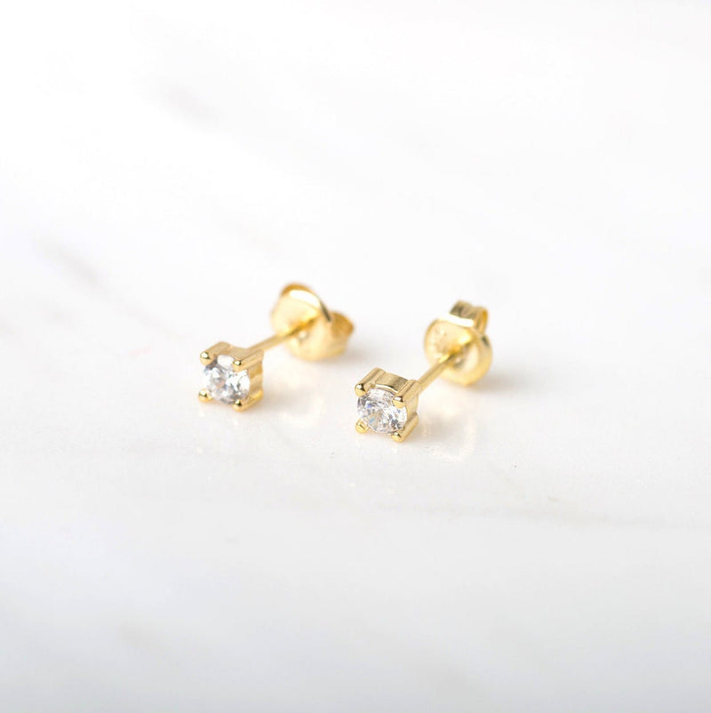 2.5mm Solitaire Studs
