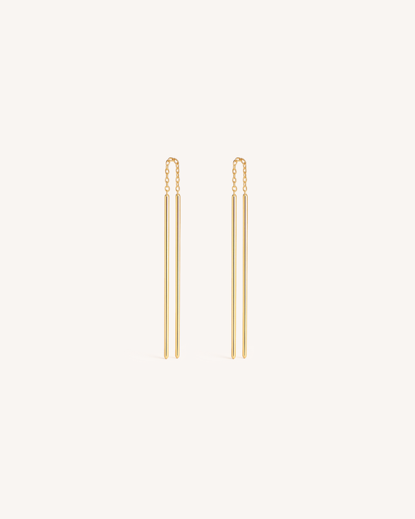 Line Threader Earrings