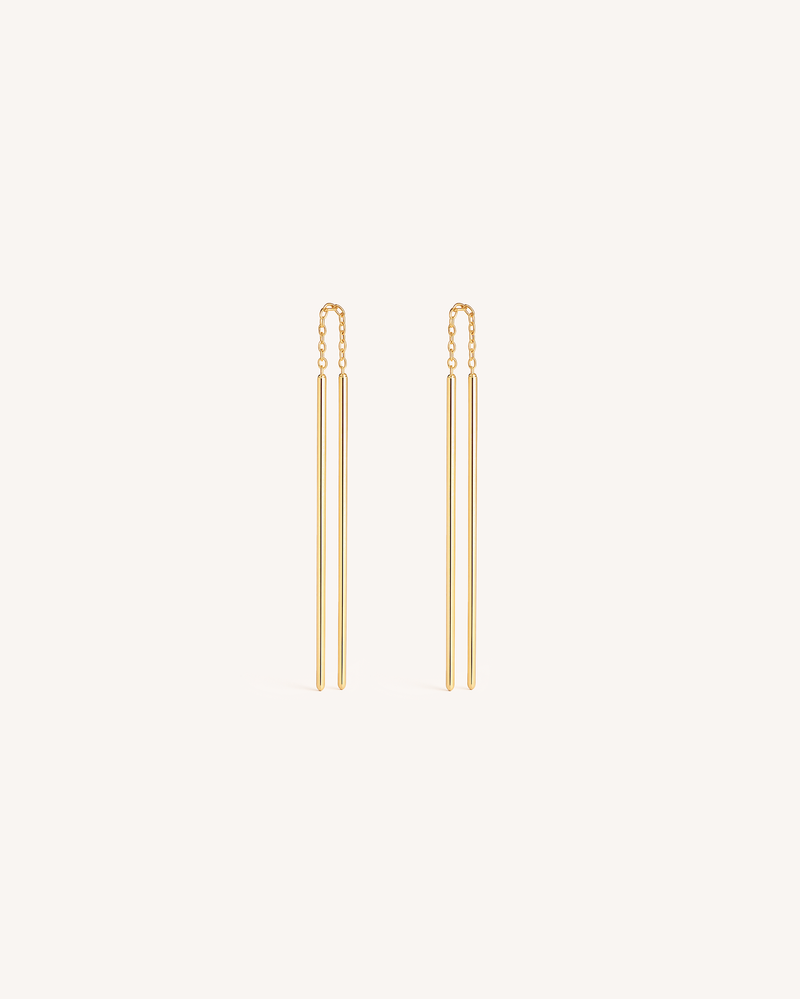 Line Threader Earrings
