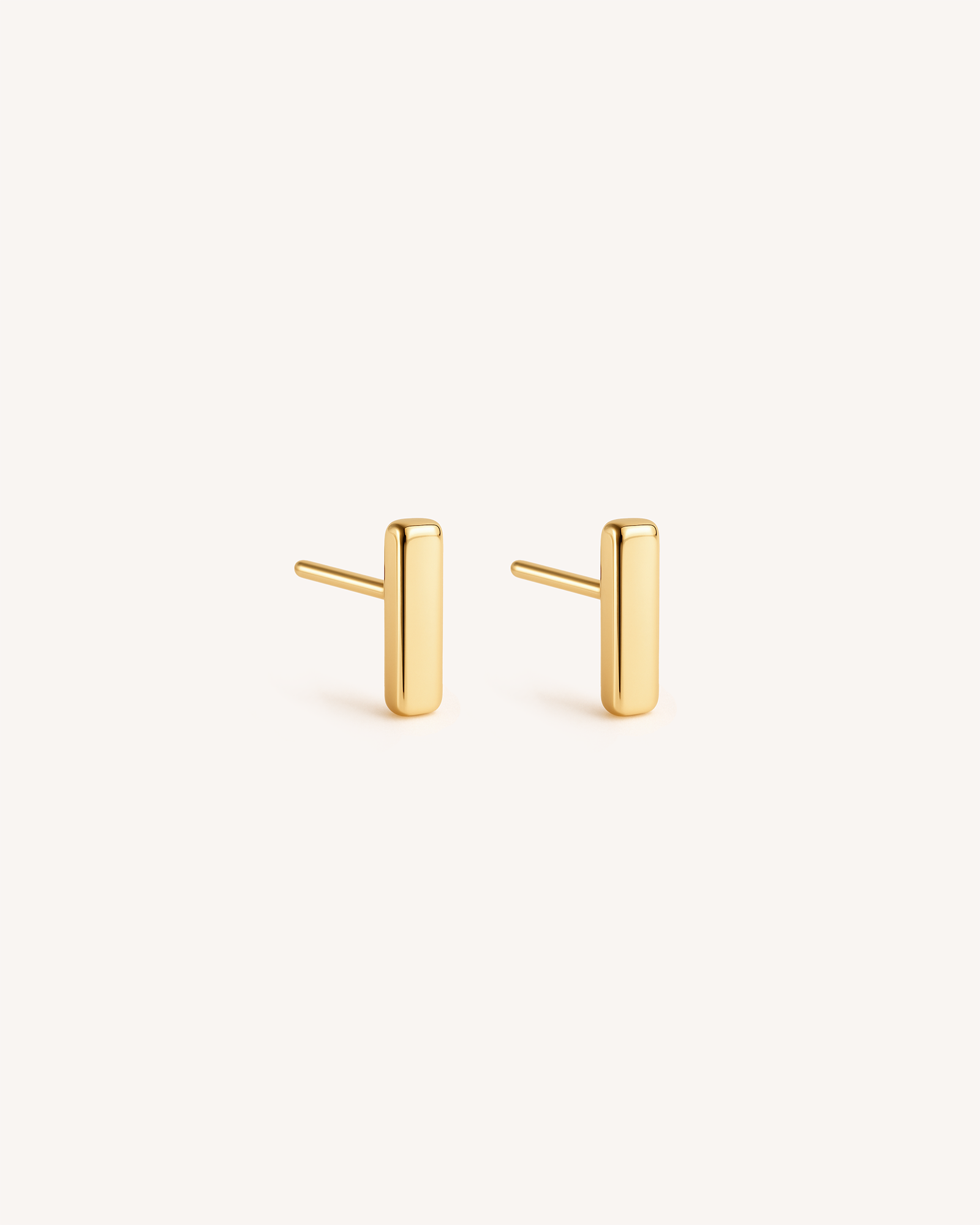 Mini Bar Studs in Gold