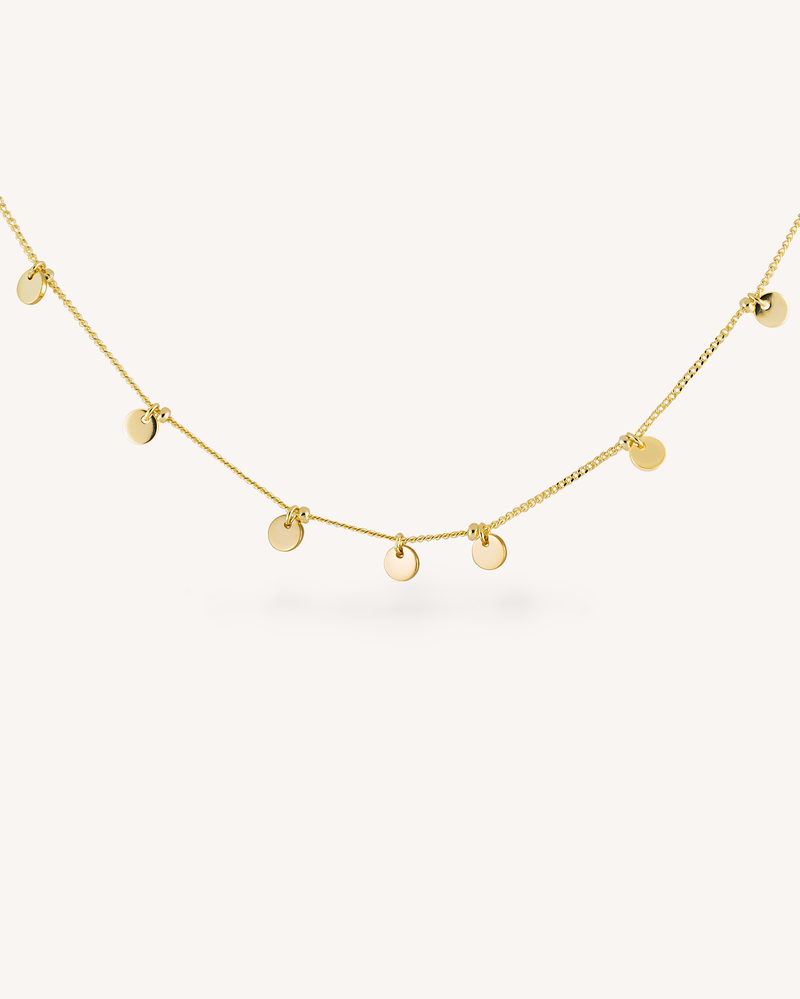Mini Coin Shaker Necklace