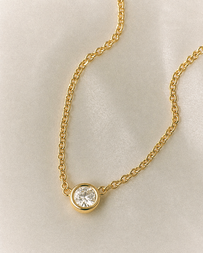 Shop necklaces — chains, pendants and solitaires in 18k gold-plated 925 sterling silver