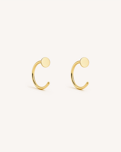 Open Disc Earrings