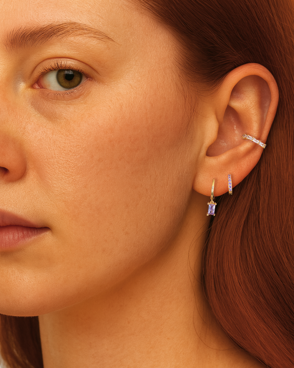 Sel Huggie Hoops