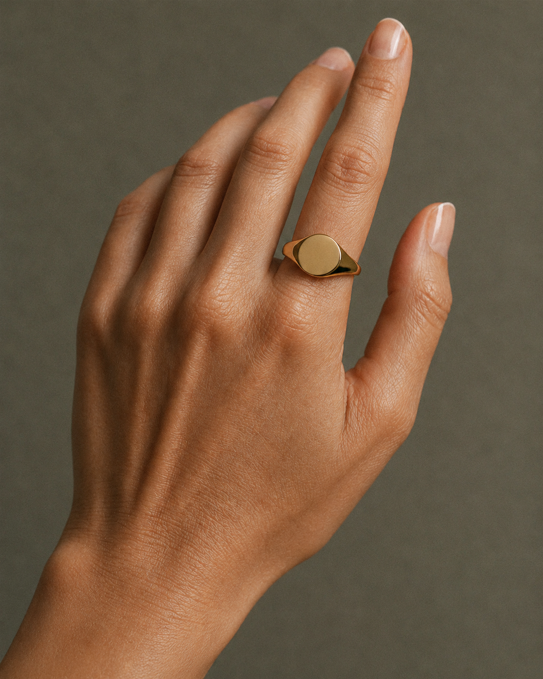 Classic Signet Ring in Gold — alternate view