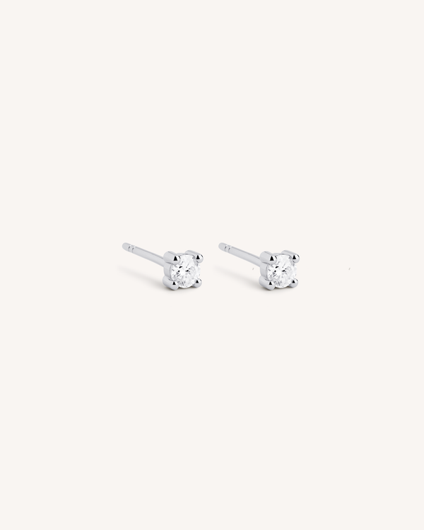 Solitaire Studs - 3.5mm
