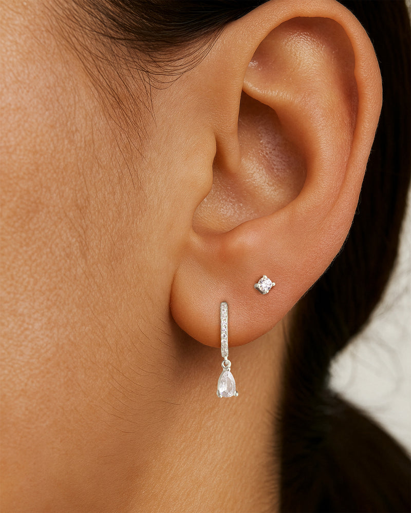 Solitaire Studs - 2.5mm