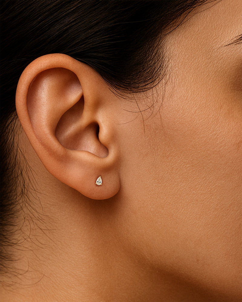Teardrop Studs