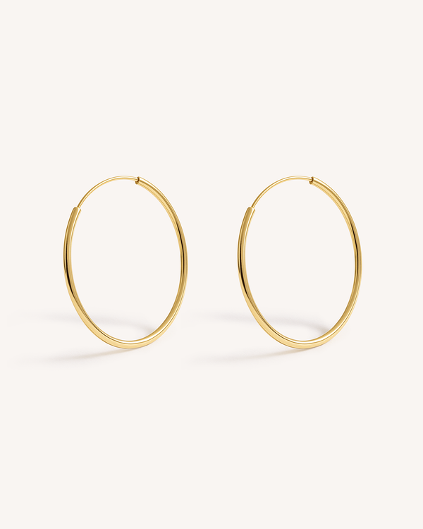Thin Big Hoops