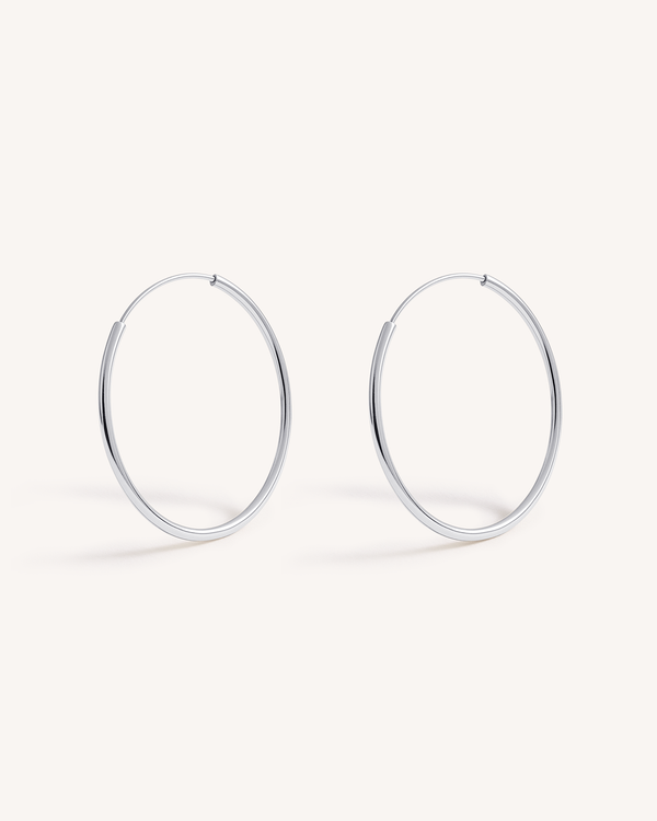 Thin Big Hoops