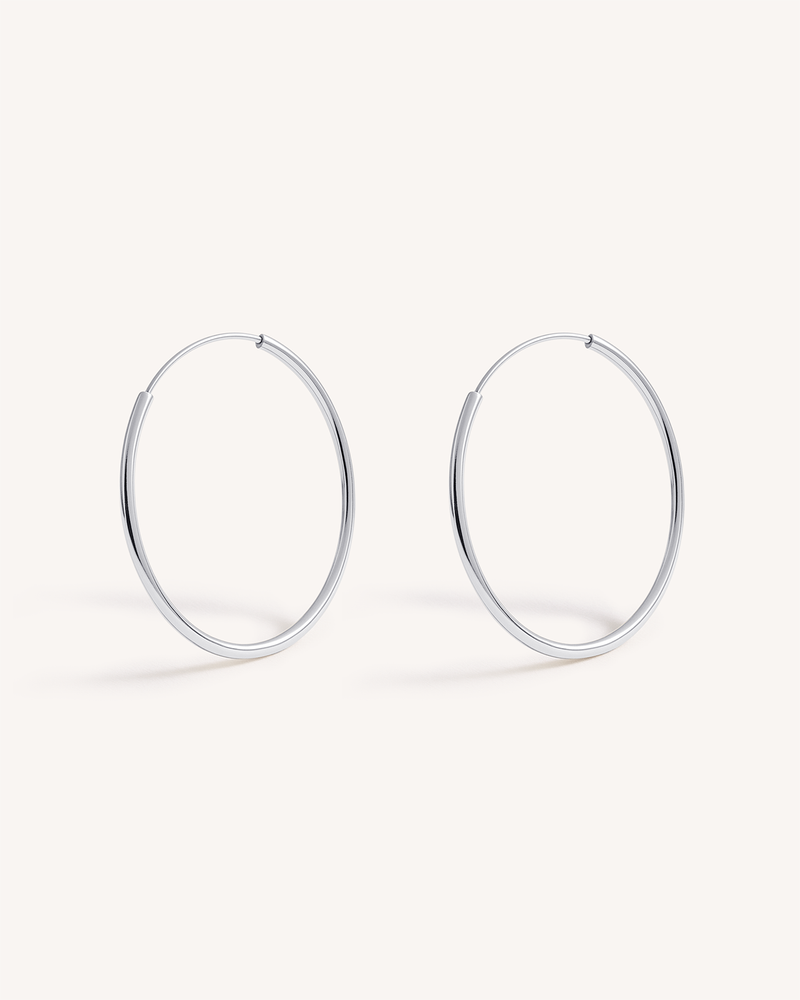 Thin Big Hoops