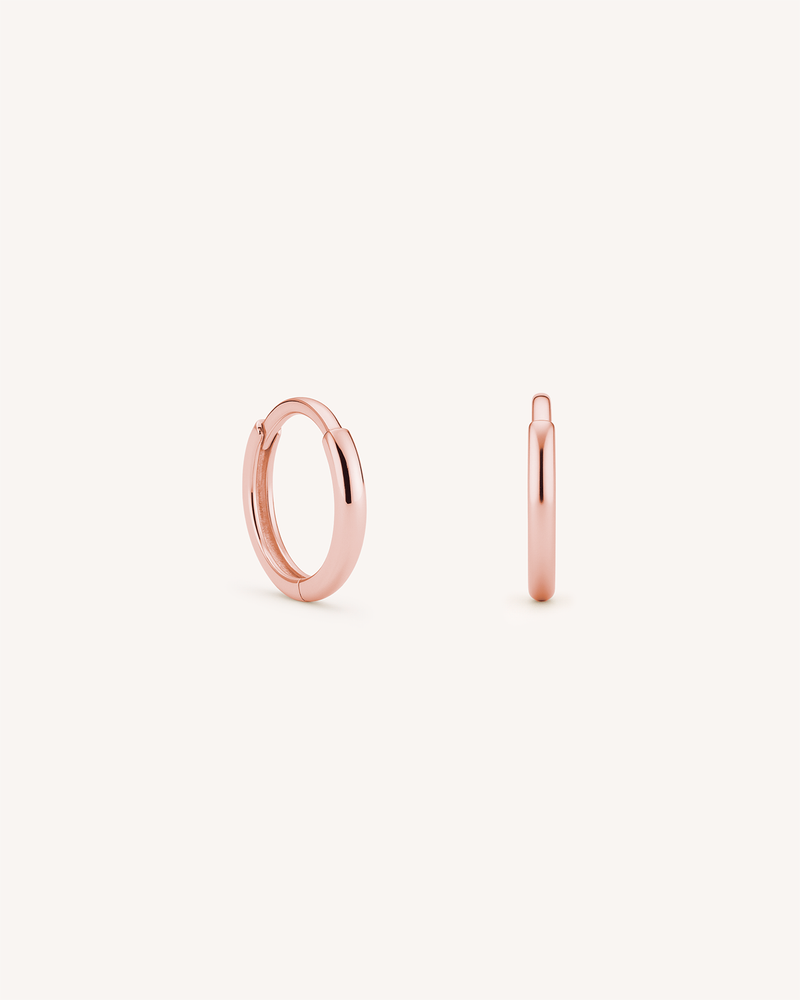 Thin Huggie Hoops