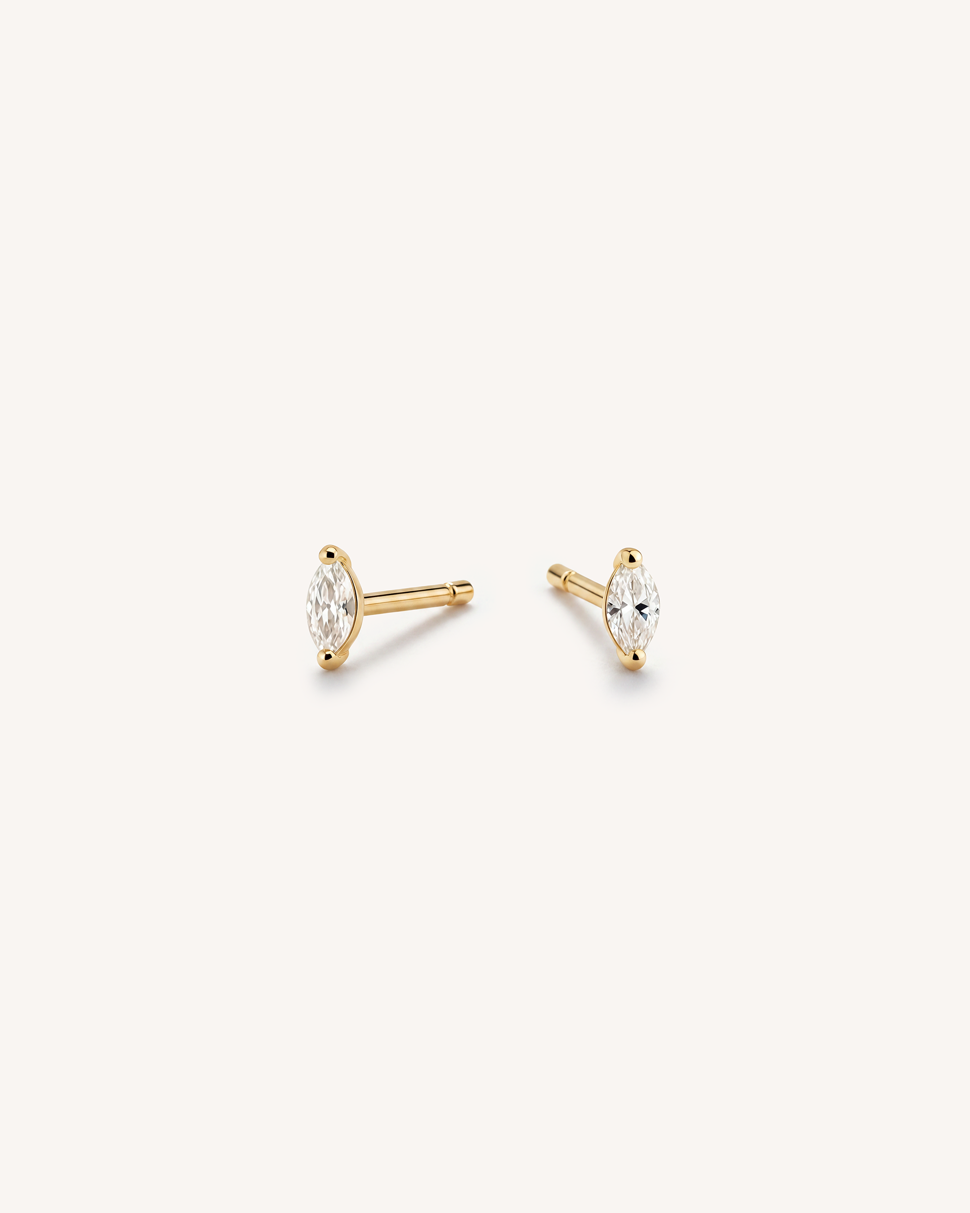 Tiny Marquise Studs