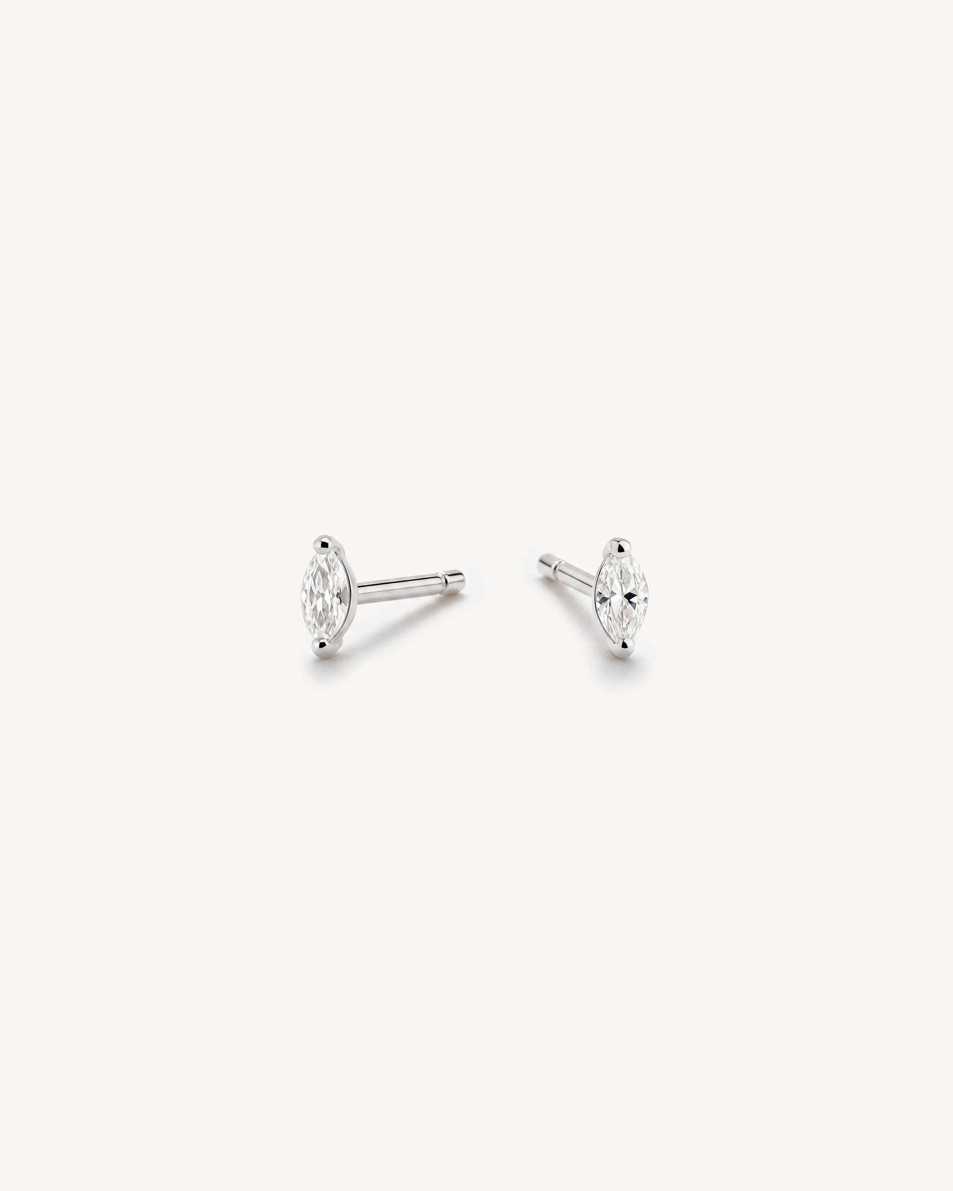 Tiny Marquise Studs