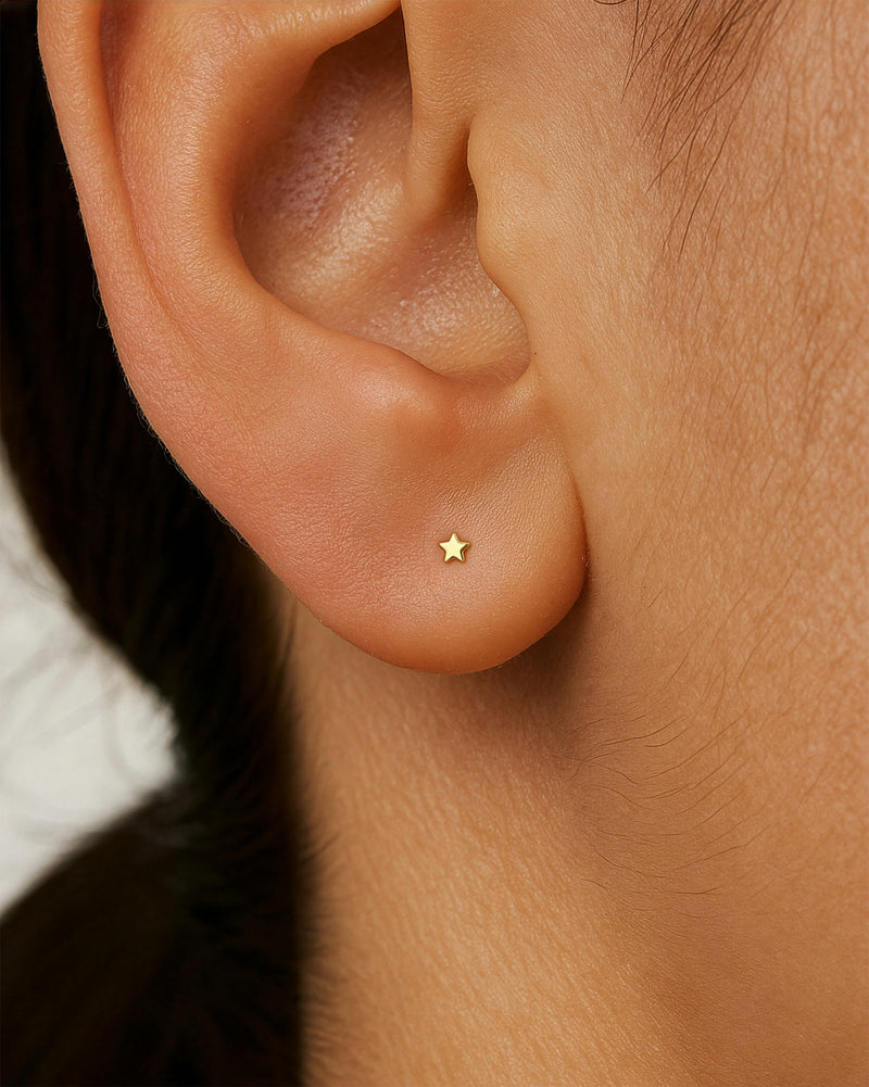 Tiny Star Studs