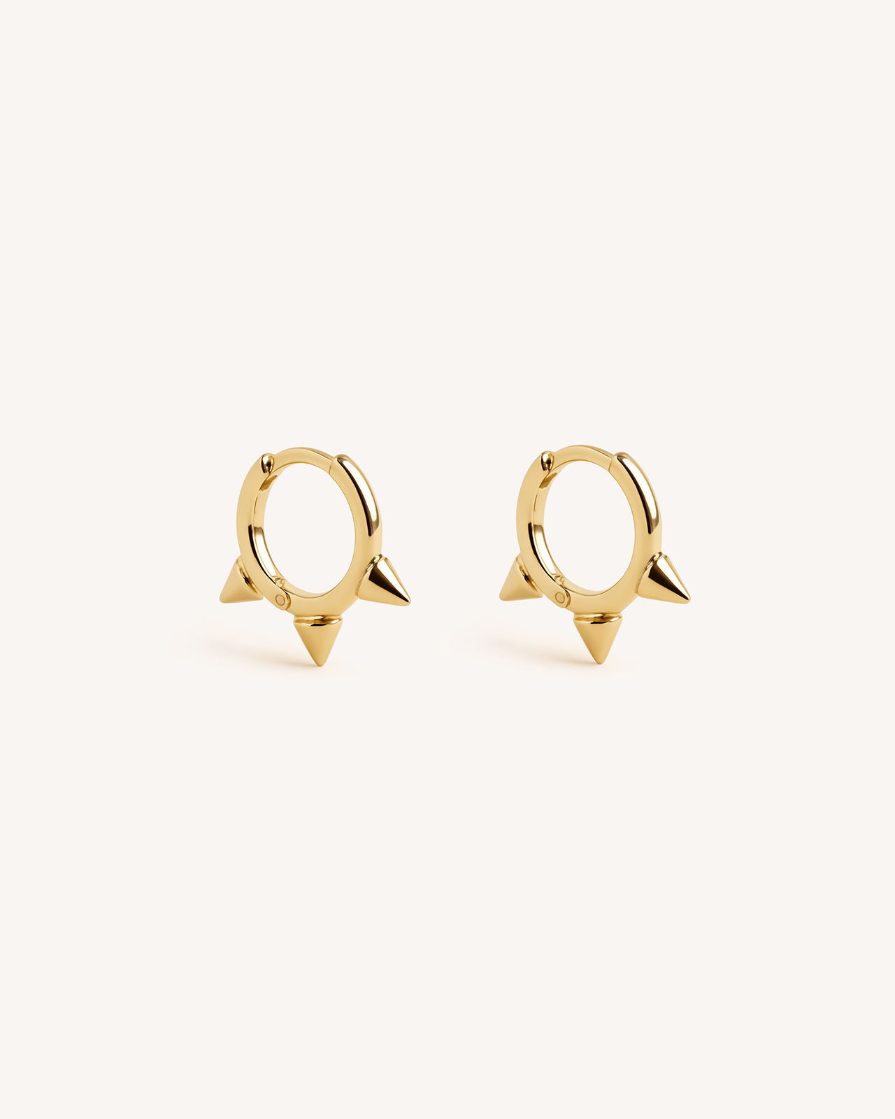 Mini Trieste Huggie Hoops in Gold