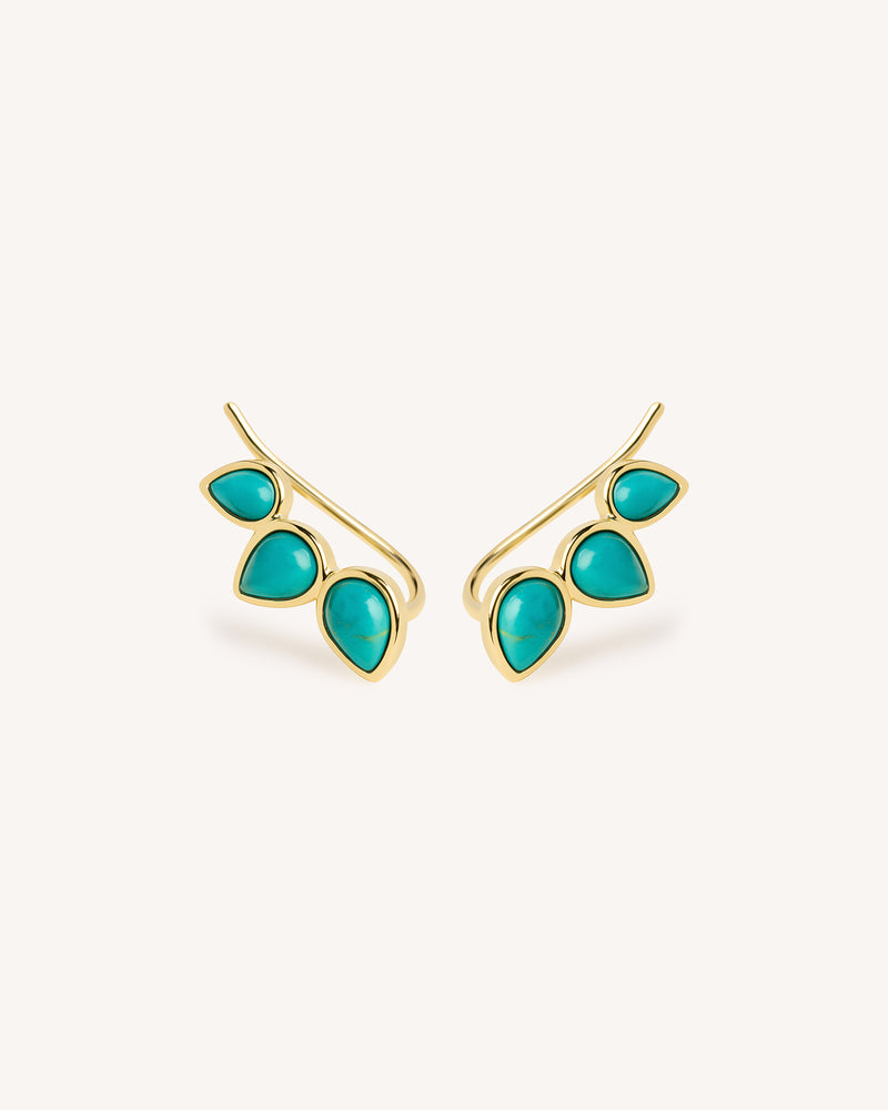 Turquoise Teardrop Earrings
