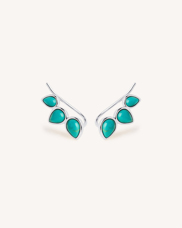 Turquoise Teardrop Earrings
