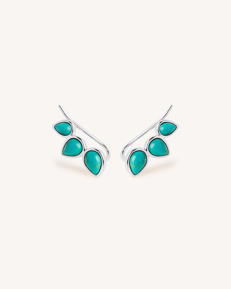 Turquoise Teardrop Earrings
