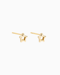 Starline Studs Gold Plated over Sterling Silver