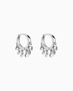 Mini Shaker Hoops Sterling Silver
